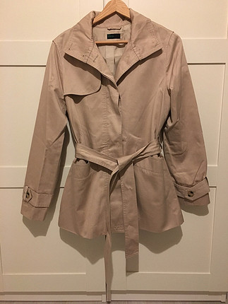 Benetton medium beden trenchcoat