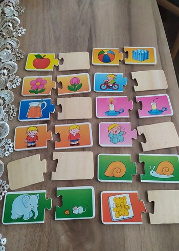 Çok Renkli Ahşap Yapboz - Görsel 4