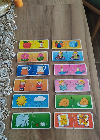 Çok Renkli Ahşap Yapboz - Görsel 6