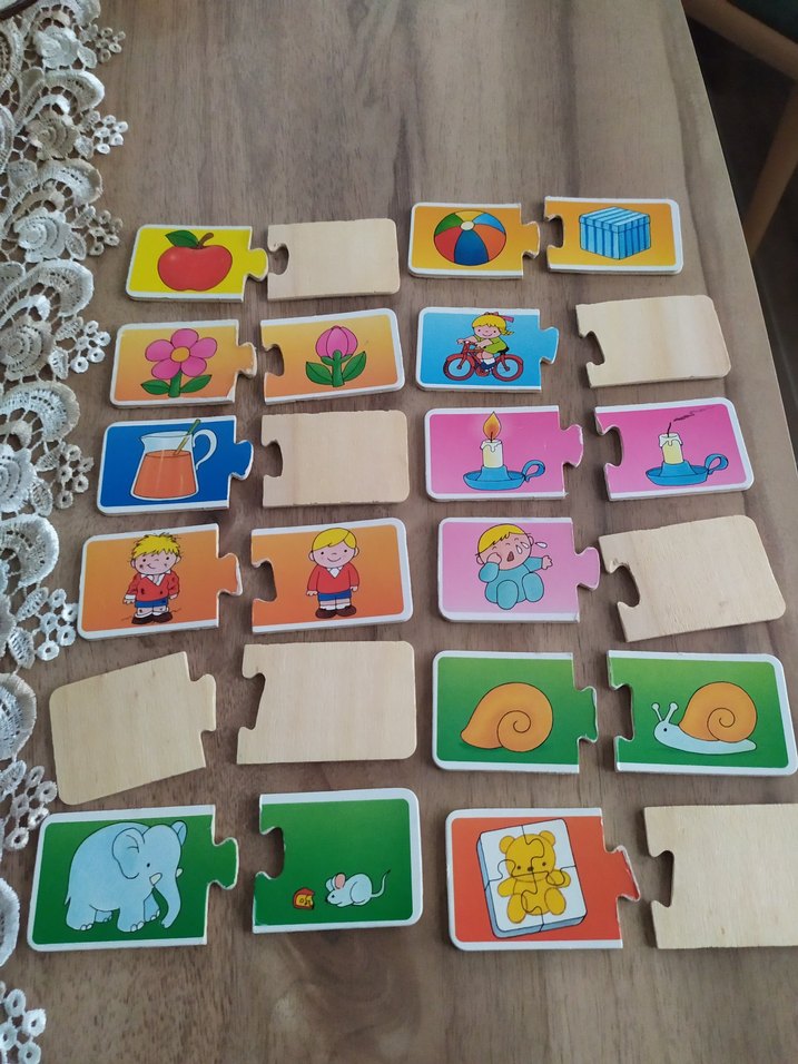 Çok Renkli Ahşap Yapboz - Görsel 4