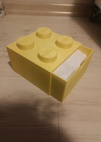 Beden 12x12x8.5 LEGO Temalı Saklama Kutusu -3D