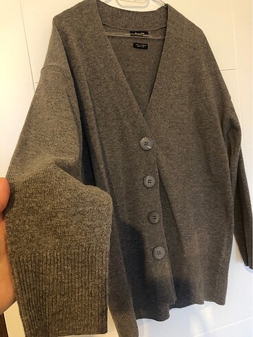 m Beden kahverengi Renk Massimo Dutti Kaşmir Hırka