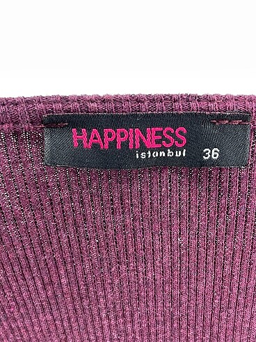 36 Beden bordo Renk Happiness Bluz %70 İndirimli.