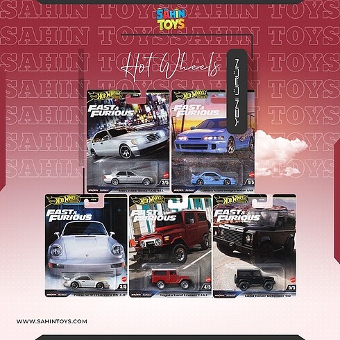 Hot wheels Fast premium set uygun fiyat