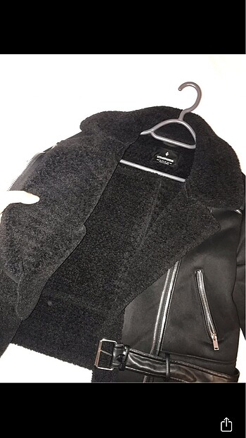m Beden siyah Renk Stradivarius Biker Ceket