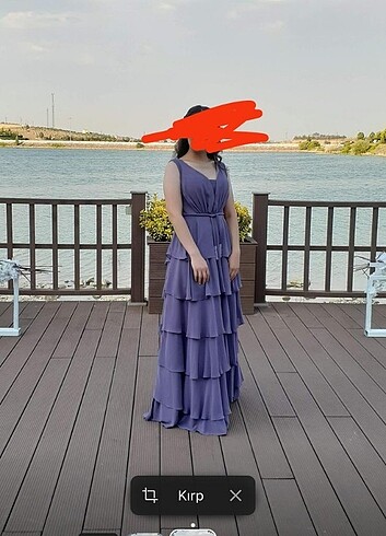 Uzun kat kat abiye
