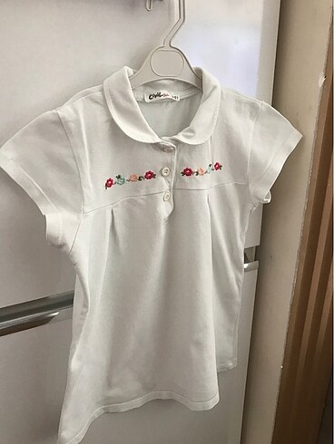 9 Yaş Beden beyaz Renk Civil marka Polo yaka lagos