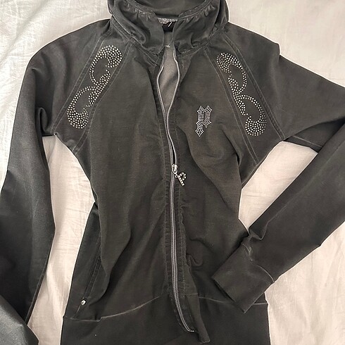 y2k zip up fermuarlı