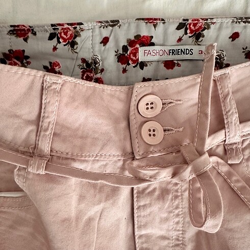 Vintage Love toz pembe mini etek