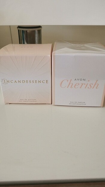Cherish 50 ml parfüm ve ıncandessence 50 ml 