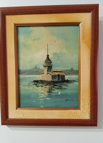 Çerçeveli yağlı boya Tablo