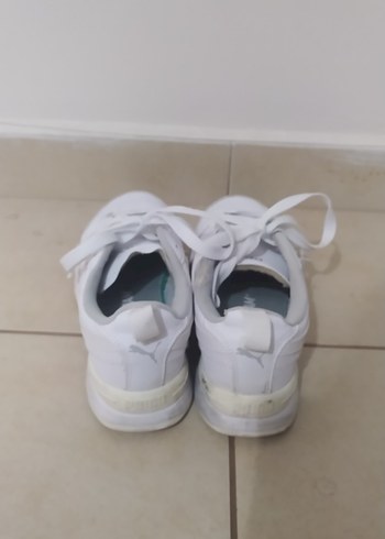 Beyaz Bağcıklı erkek Spor Ayakkabı - Görsel 3