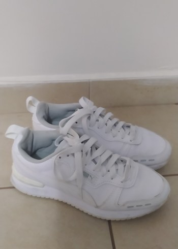 Beyaz Bağcıklı erkek Spor Ayakkabı - Görsel 2