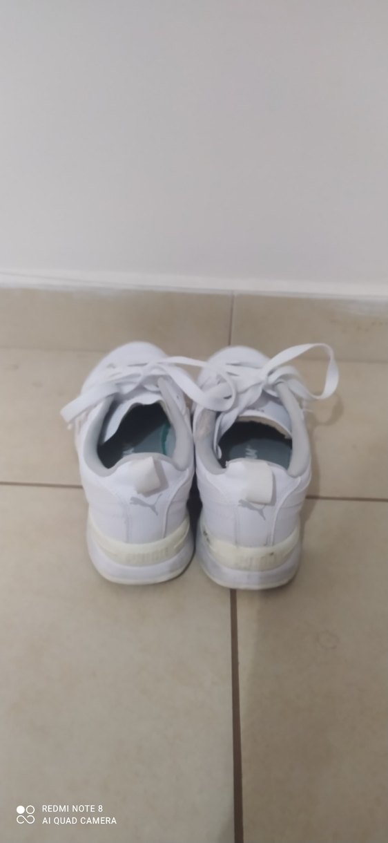 Beyaz Bağcıklı erkek Spor Ayakkabı - Görsel 3