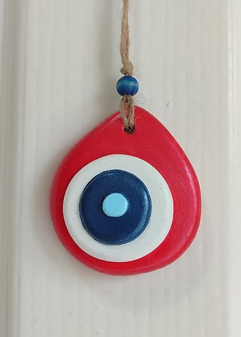 Renkli Nazar Boncuğu El Yapımı Süsler - Görsel 7