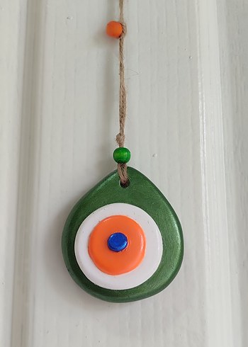 Renkli Nazar Boncuğu El Yapımı Süsler - Görsel 10