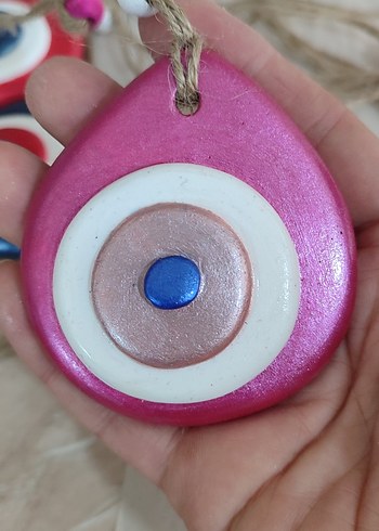 Renkli Nazar Boncuğu El Yapımı Süsler - Görsel 17