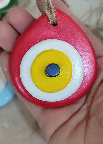 Renkli Nazar Boncuğu El Yapımı Süsler - Görsel 18