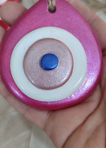 Renkli Nazar Boncuğu El Yapımı Süsler - Görsel 19