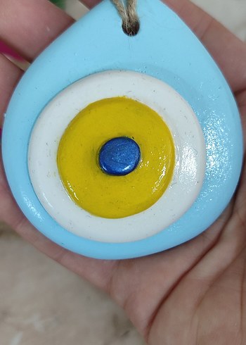 Renkli Nazar Boncuğu El Yapımı Süsler - Görsel 20