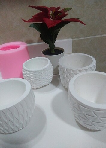 Saksı silikon kalıp 