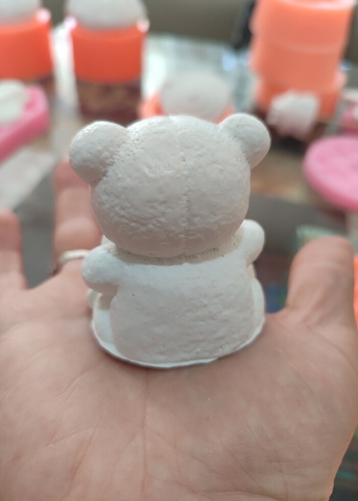 Kalpli ayıcık silikon kalıp - Görsel 2