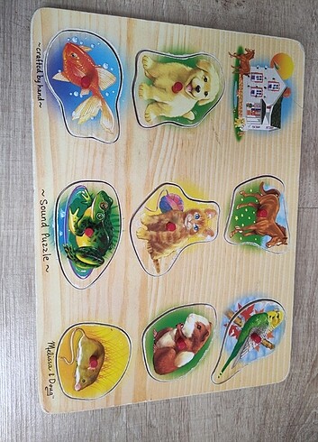 Diğer Ahşap tutmalı puzzle
