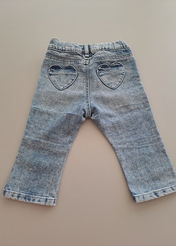 H&M Düğmeli Mavi Çocuk Kot Pantolon