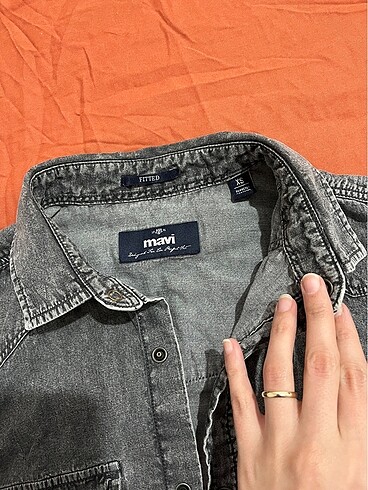 Mavi Jeans Gri kot gömlek
