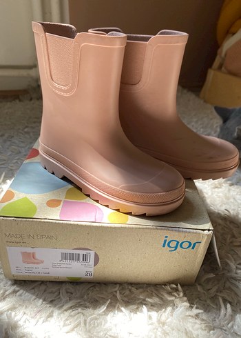 Bej Kız Çocuk Normcore Kauçuk Bot
