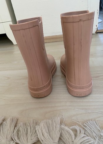 28 Beden ten rengi Renk Bej Kız Çocuk Normcore Kauçuk Bot
