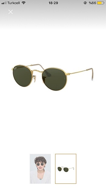 Rayban Unisex Yuvarlak Gözlük
