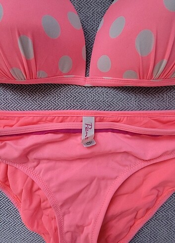 l Beden pembe Renk Penti bikini takımı 