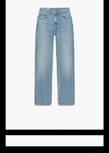 zara straight fit jean - Görsel 2