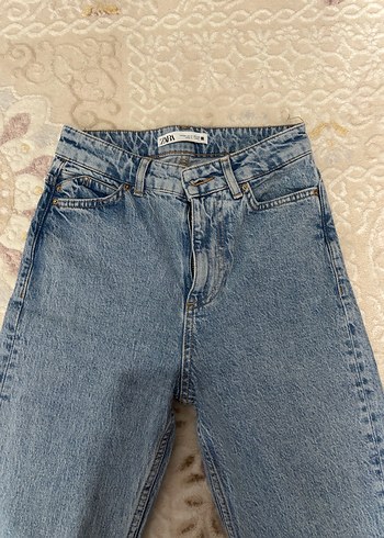 zara straight fit jean - Görsel 3