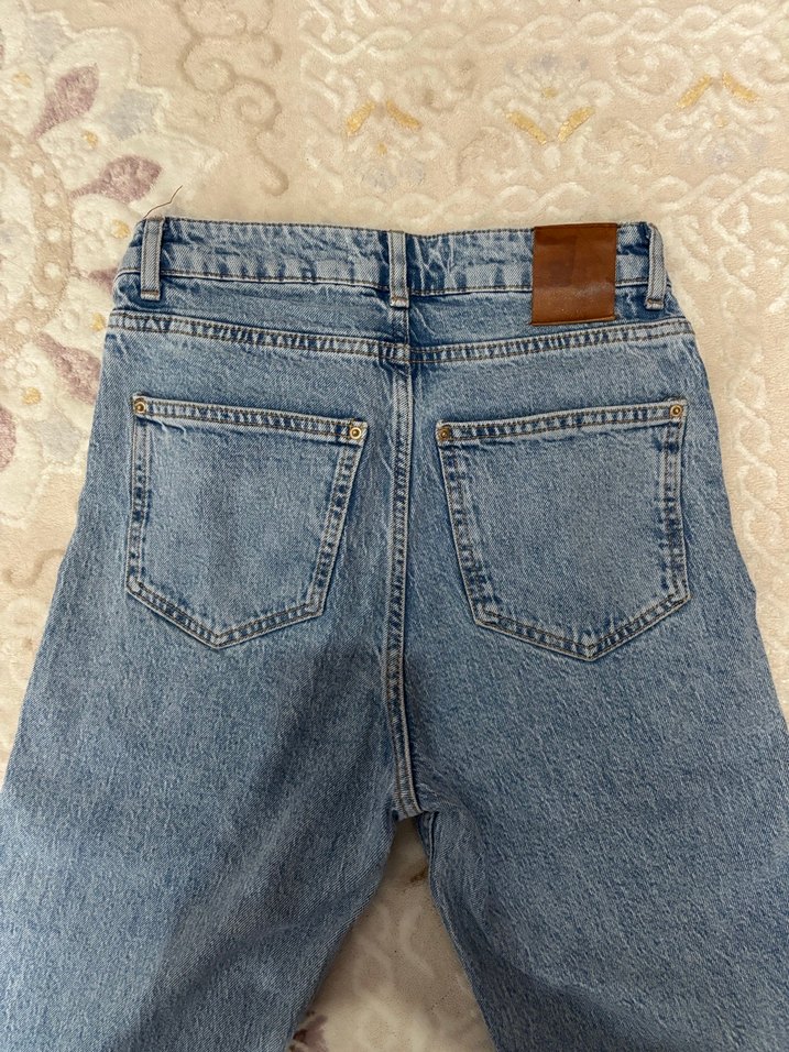 zara straight fit jean - Görsel 4