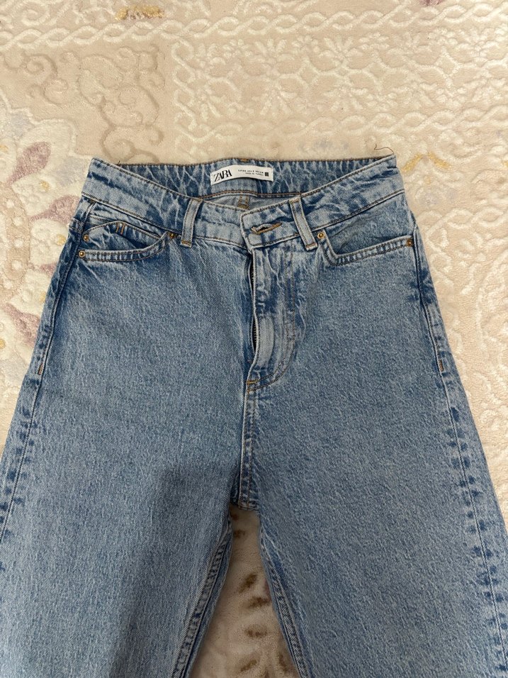 zara straight fit jean - Görsel 3