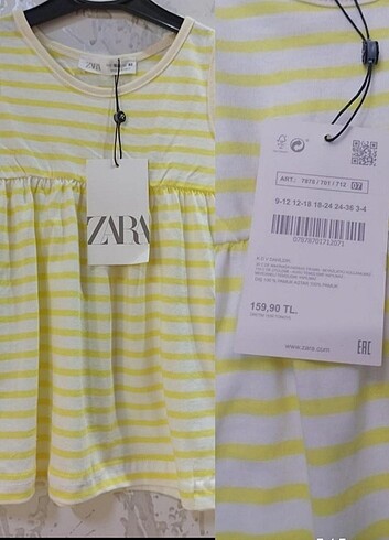 4 Yaş Beden Zara Elbise 