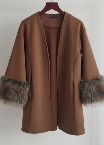 taba kolları tüylü kadın Kaban - Görsel 3