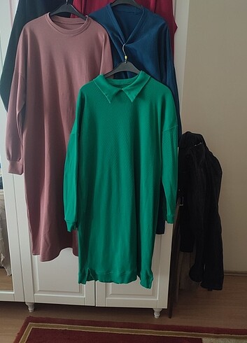 Tunik Sweat Hırka Elbise - Görsel 7