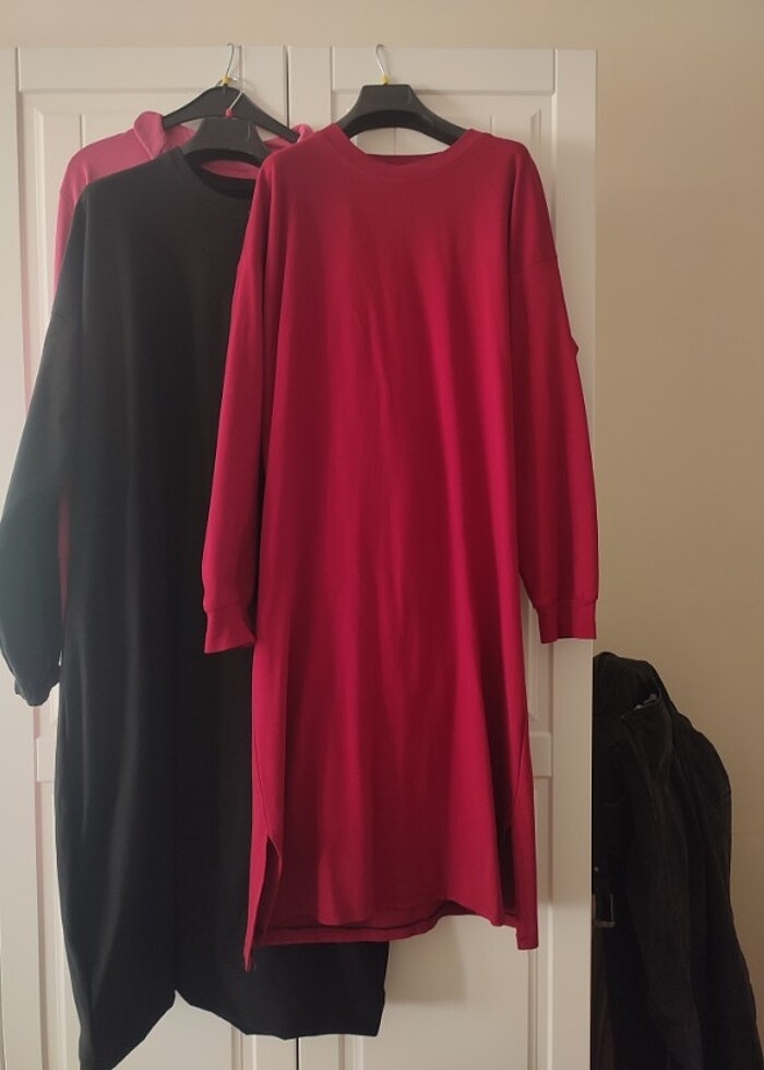 Tunik Sweat Hırka Elbise - Görsel 4