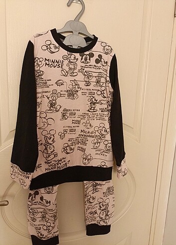 Pamuklu penye pijama takımı