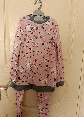 Pamuklu penye pijama takımı 