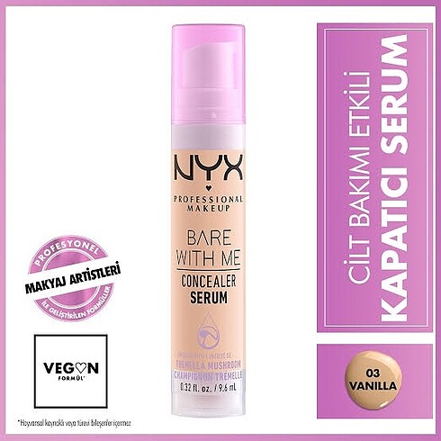 NYX Nyx kapatıcı 03 vanilya
