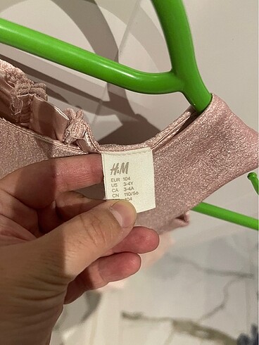 4 Yaş Beden H&M Kız Çocuk Elbise
