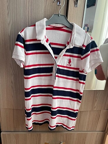 Polo çizgili t-shirt