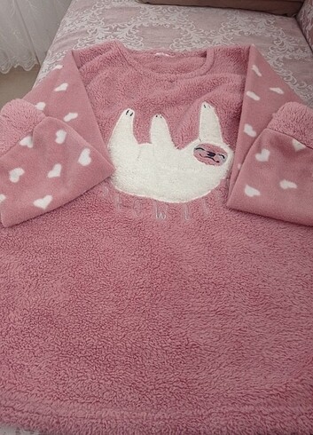 Peluş pijama takımı 