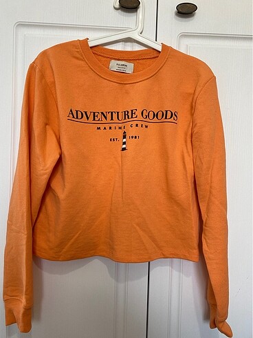 Turuncu sweatshirt