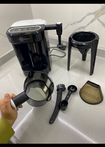 Beden Siyah Barista Kahve Makinesi Seti