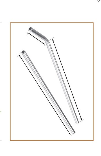 Beden Çelik pipet paslanmaz meşrubat pipeti